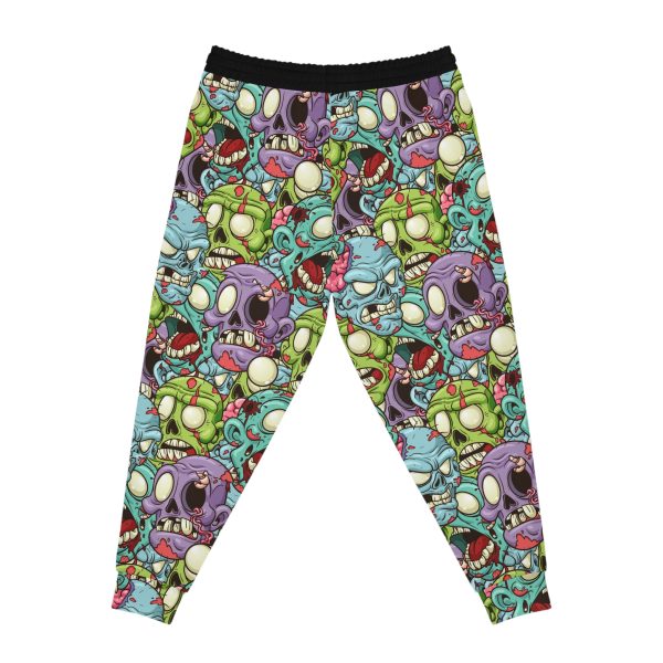 Brain Freeze! Cartoon Zombie Athletic Joggers (AOP) - Image 3