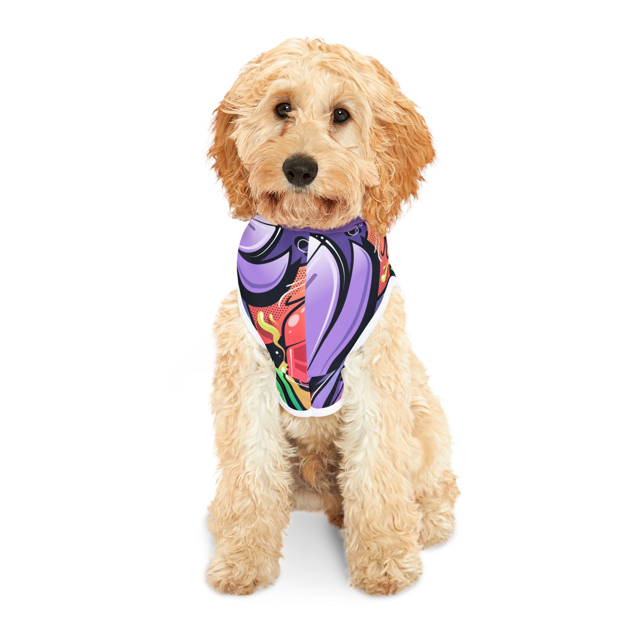 Fresh Tag Graffiti Pet Hoodie - (S.e.P.T.) - Image 4