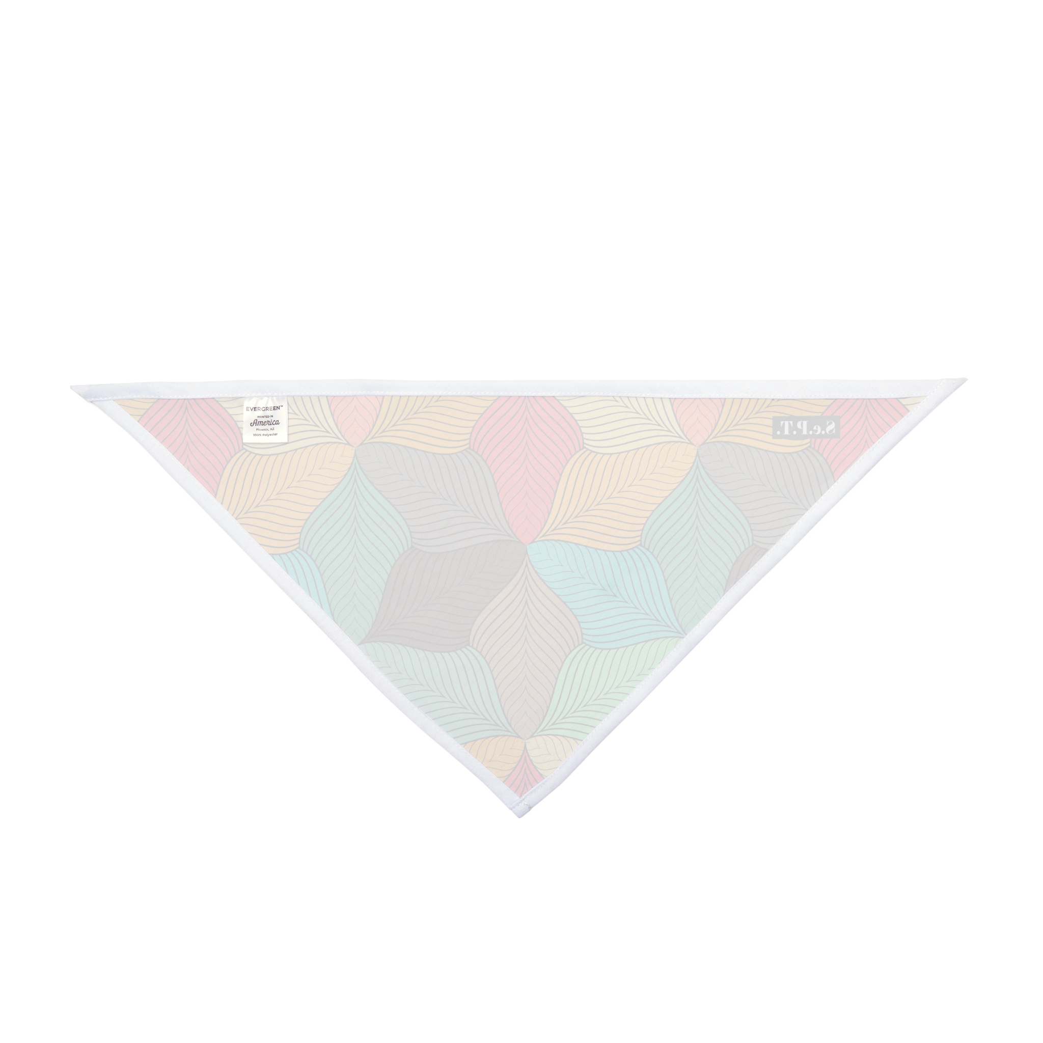 Mid-Century Modern Wavy Abstract Print #2 Dog Pet Bandana - (S.e.P.T.™) - Image 7