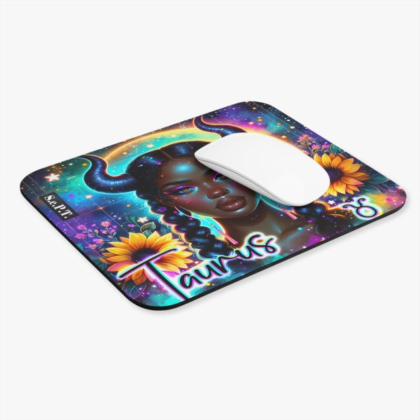 Taurus (Black Woman) - 9x8 Mouse Pad - (S.e.P.T.) - Image 3