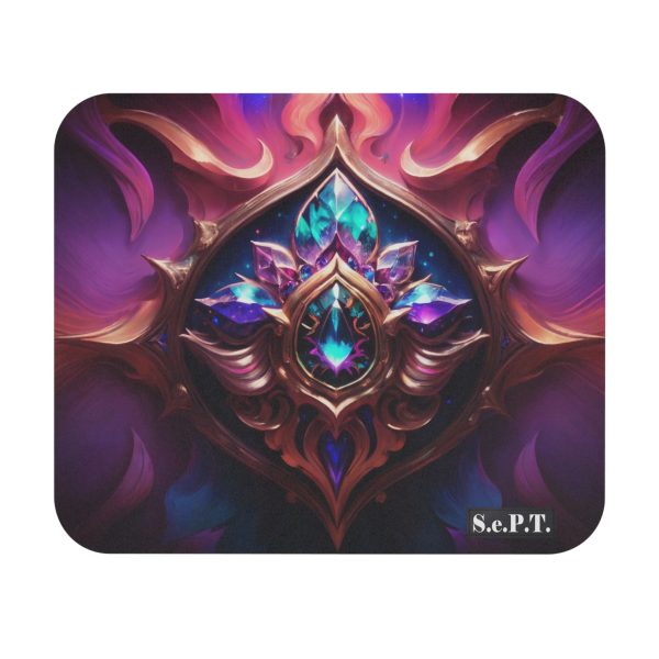 Magical & Opulent Jewelled Colorful Amulet - Mouse Pad - (S.e.P.T.)