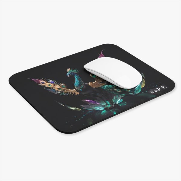 Peacock Jeweled Majesty Colorful Faceted Gemstones - Mouse Pad - (S.e.P.T.) - Image 3