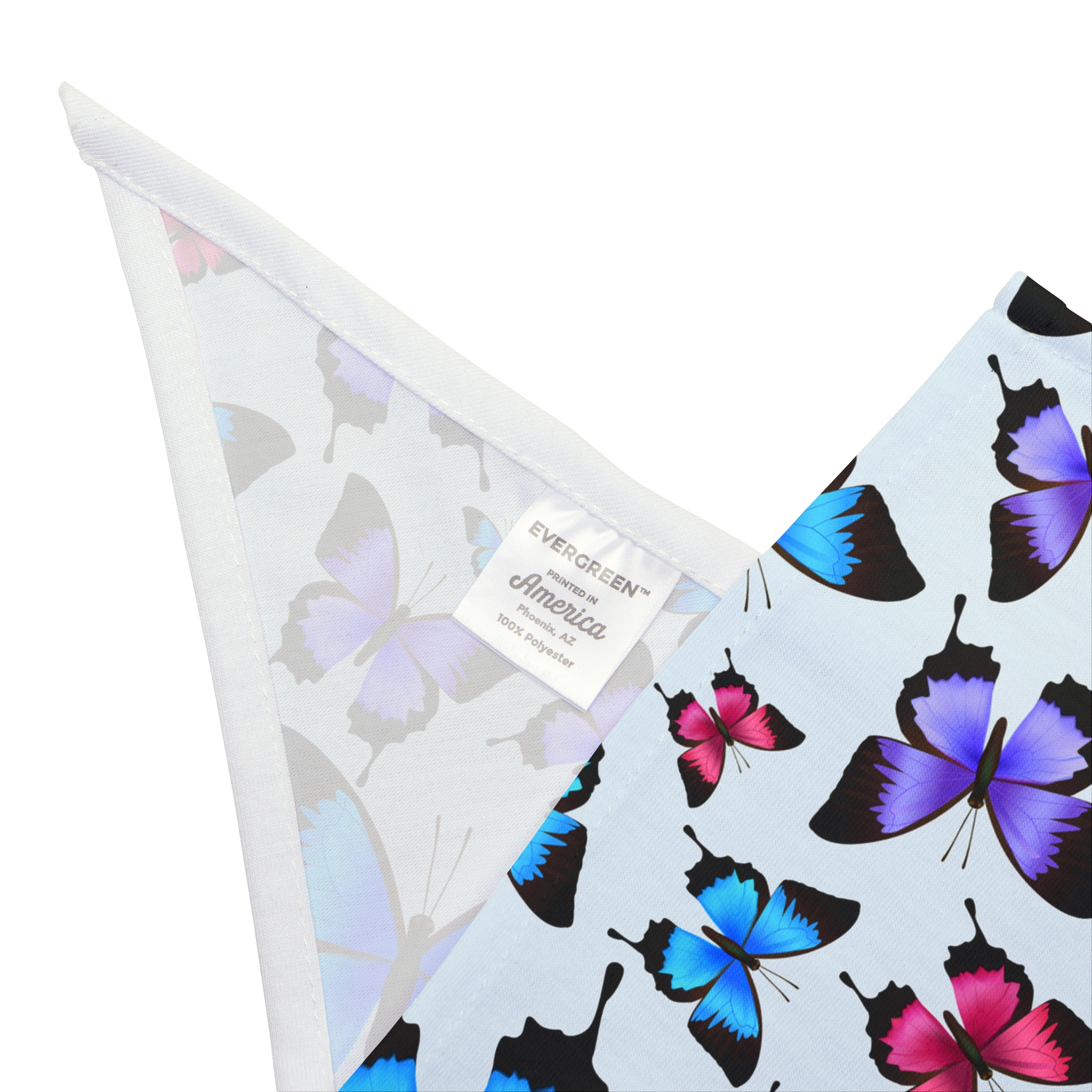Multi-Color Butterfly Garden Print Pet Bandana - (S.e.P.T.™) - Image 5