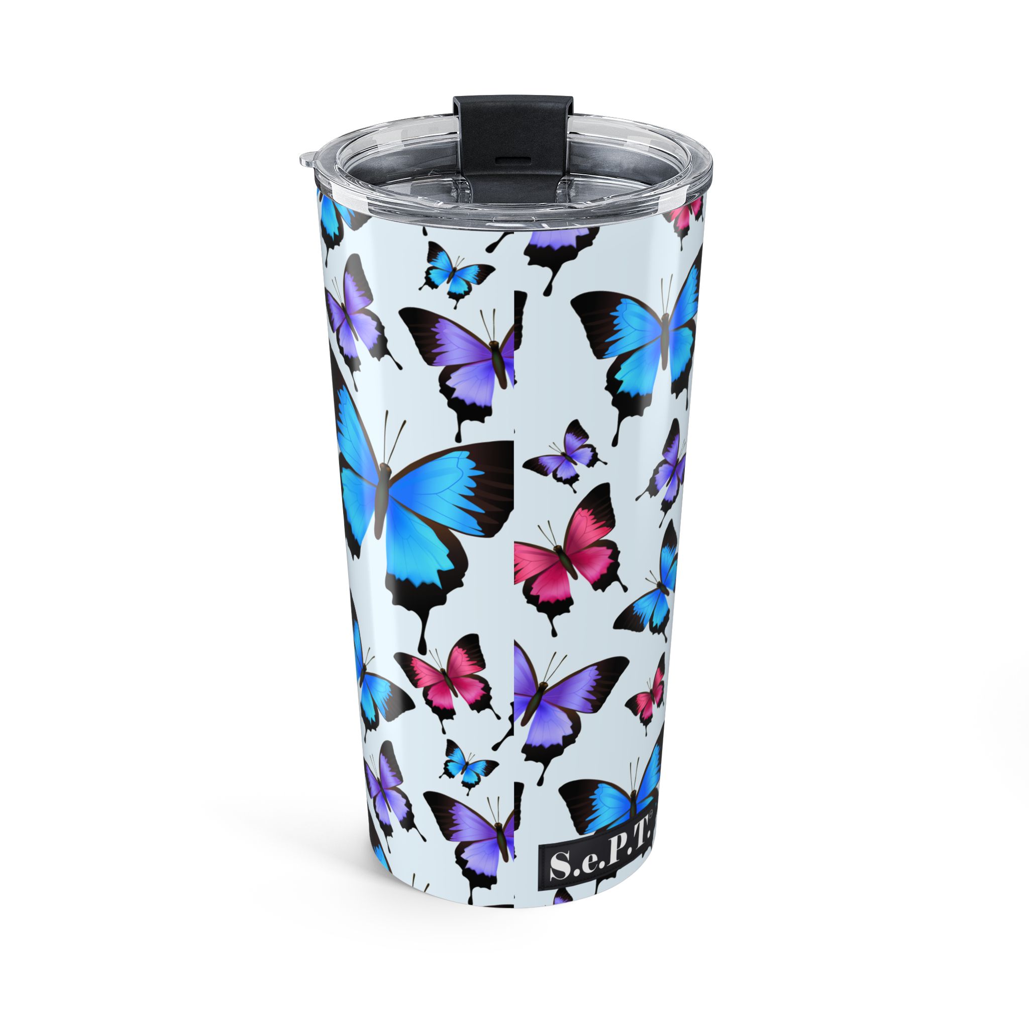 Multi-Color Butterfly Garden Print - Tumbler 20oz - (S.e.P.T.™)