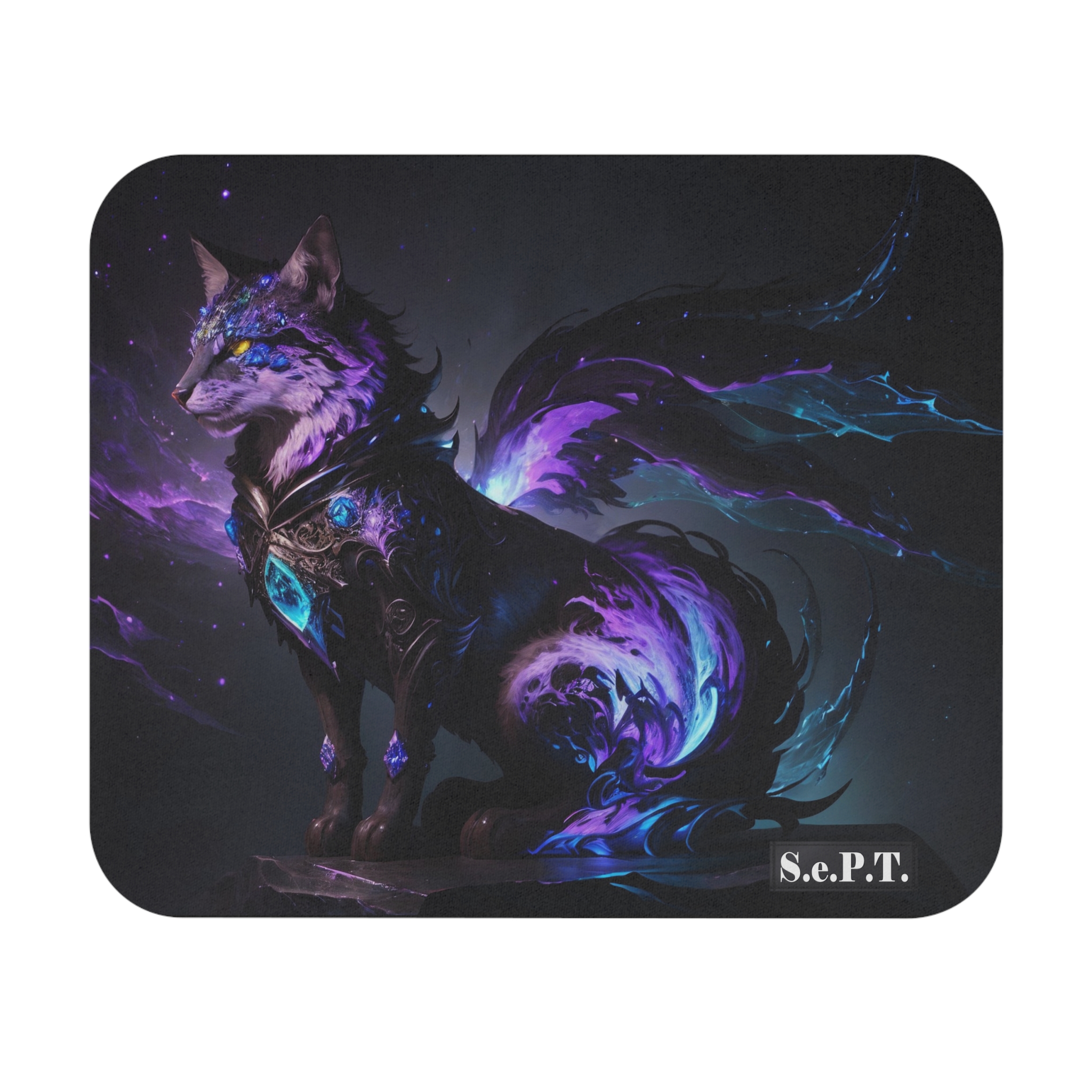 Mystic Cat -Themed Mouse Pad - (S.e.P.T.)
