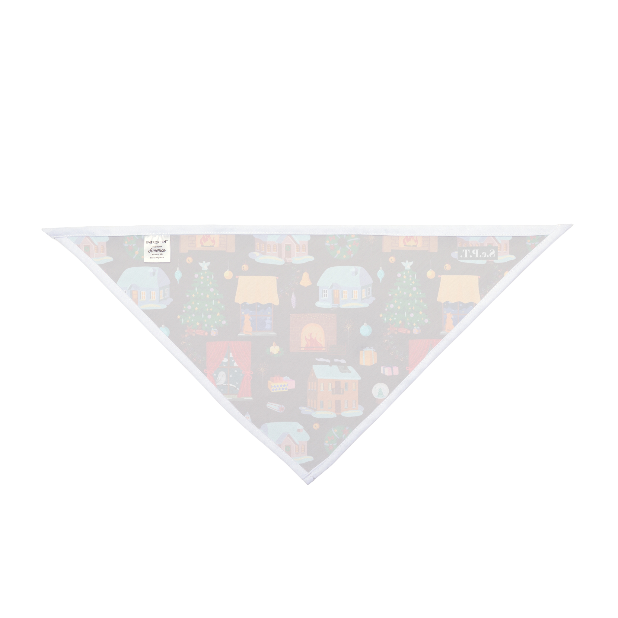 Cozy Christmas Village Holiday Dog Pet Bandana - (S.e.P.T.) - Image 7