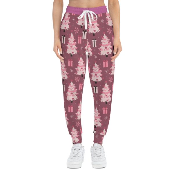 Pink Holiday Dreams Athletic Joggers (S.e.P.T.)