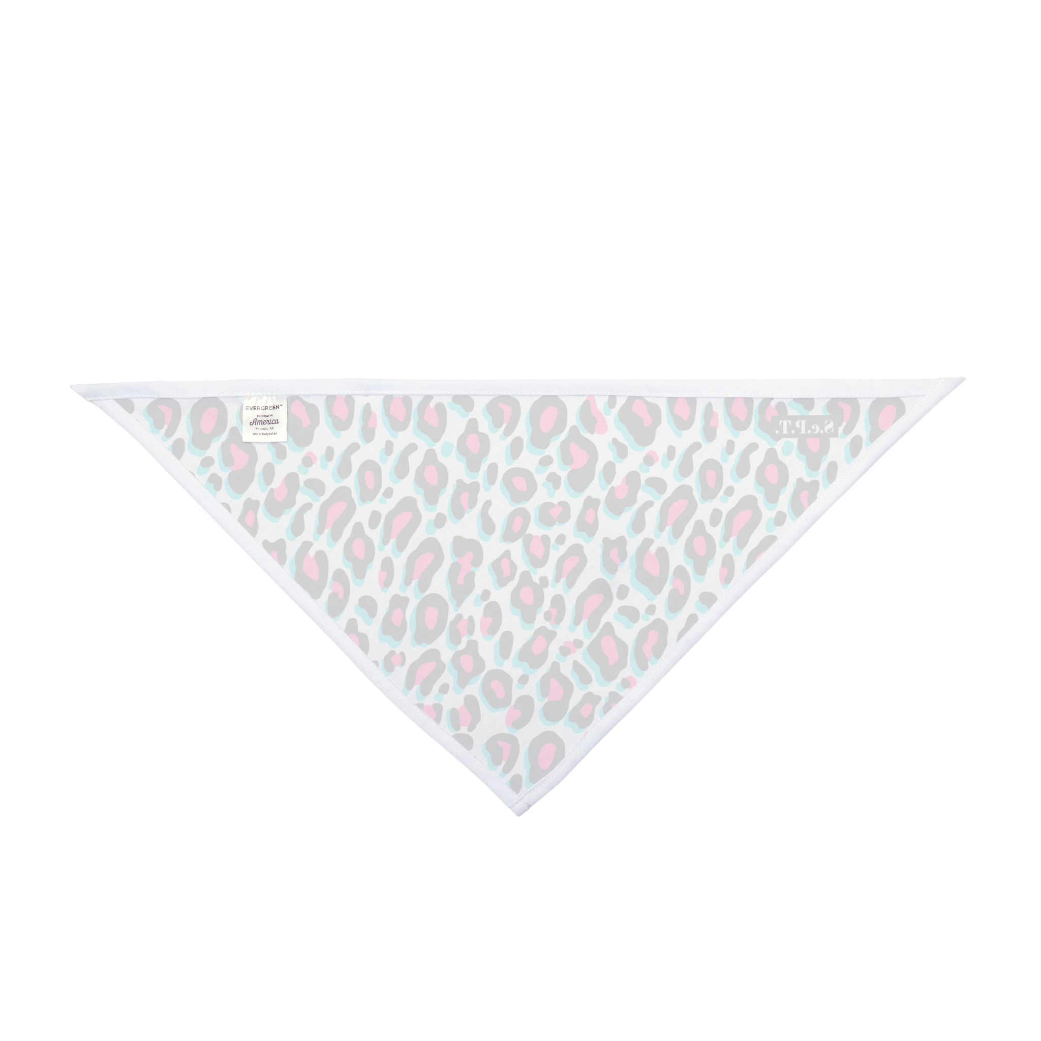 Fuchsia & Aqua Leopard Print Dog Pet Bandana - (S.e.P.T.™) - Image 7