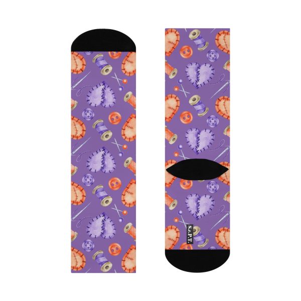 Pin Pal Voodoo Doll Cushioned Crew Socks (S.e.P.T.) - Image 5