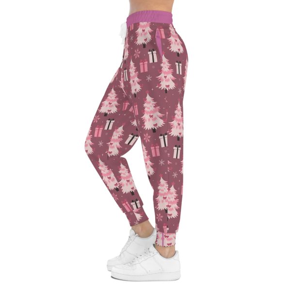 Pink Holiday Dreams Athletic Joggers (AOP) - Image 6