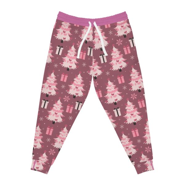 Pink Holiday Dreams Athletic Joggers (AOP) - Image 3