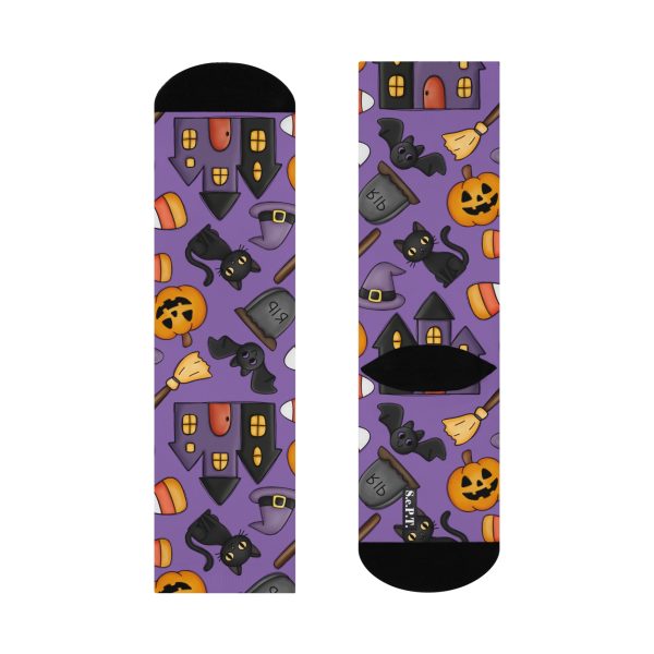 Spooky Cute Halloween Cushioned Crew Socks (S.e.P.T.) - Image 4