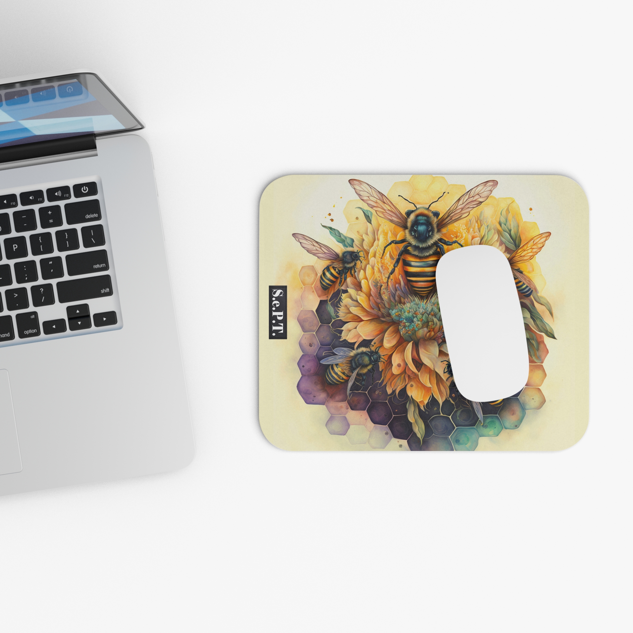 Bumble Bee (Design 5) - 9x8 Mouse Pad - (S.e.P.T.™) - Image 4