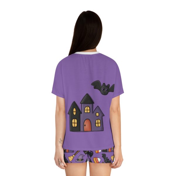 Spooky Cute Halloween Women's Short Pajama Set (AOP) - Image 5