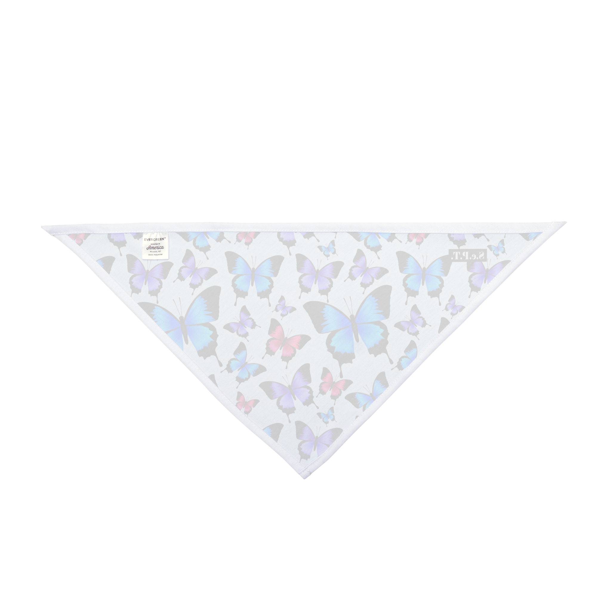 Multi-Color Butterfly Garden Print Pet Bandana - (S.e.P.T.™) - Image 4