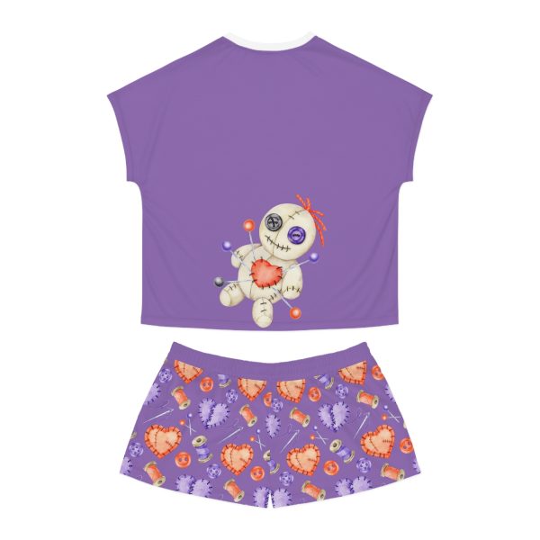 Pin Pal Voodoo Doll Women's Short Pajama Set (AOP) - Image 3