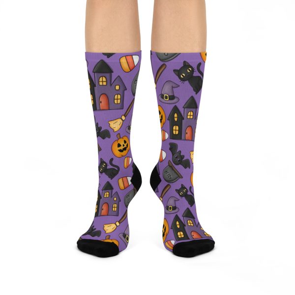 Spooky Cute Halloween Cushioned Crew Socks (S.e.P.T.)