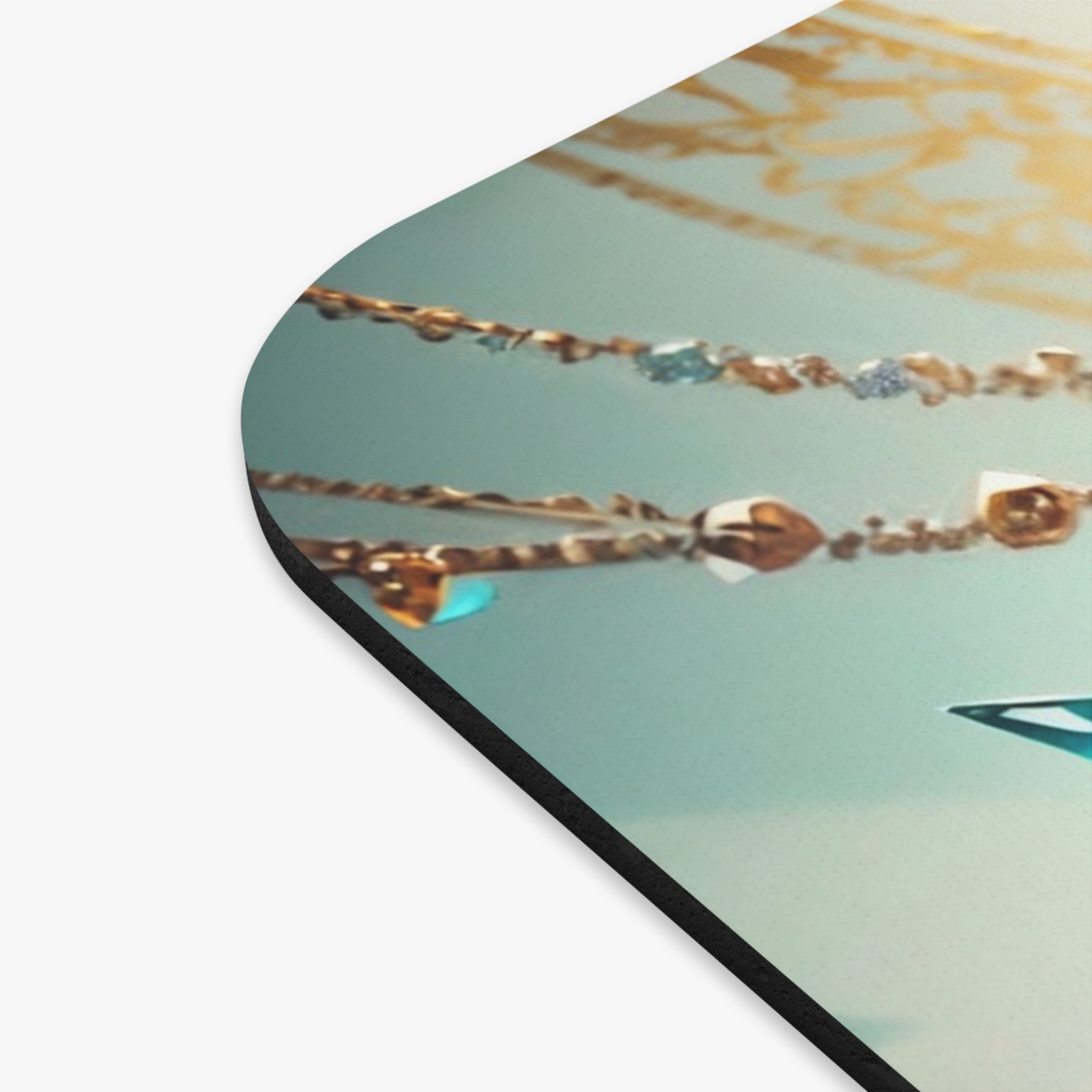 Fantasy Jewelled Flower Gemstones - Mouse Pad - (S.e.P.T.) - Image 2