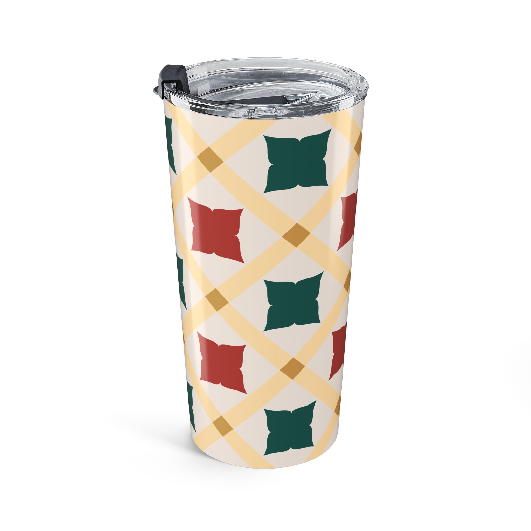 Holiday Geometric Quilt Pattern - Tumbler 20oz - (S.e.P.T.™) - Image 4