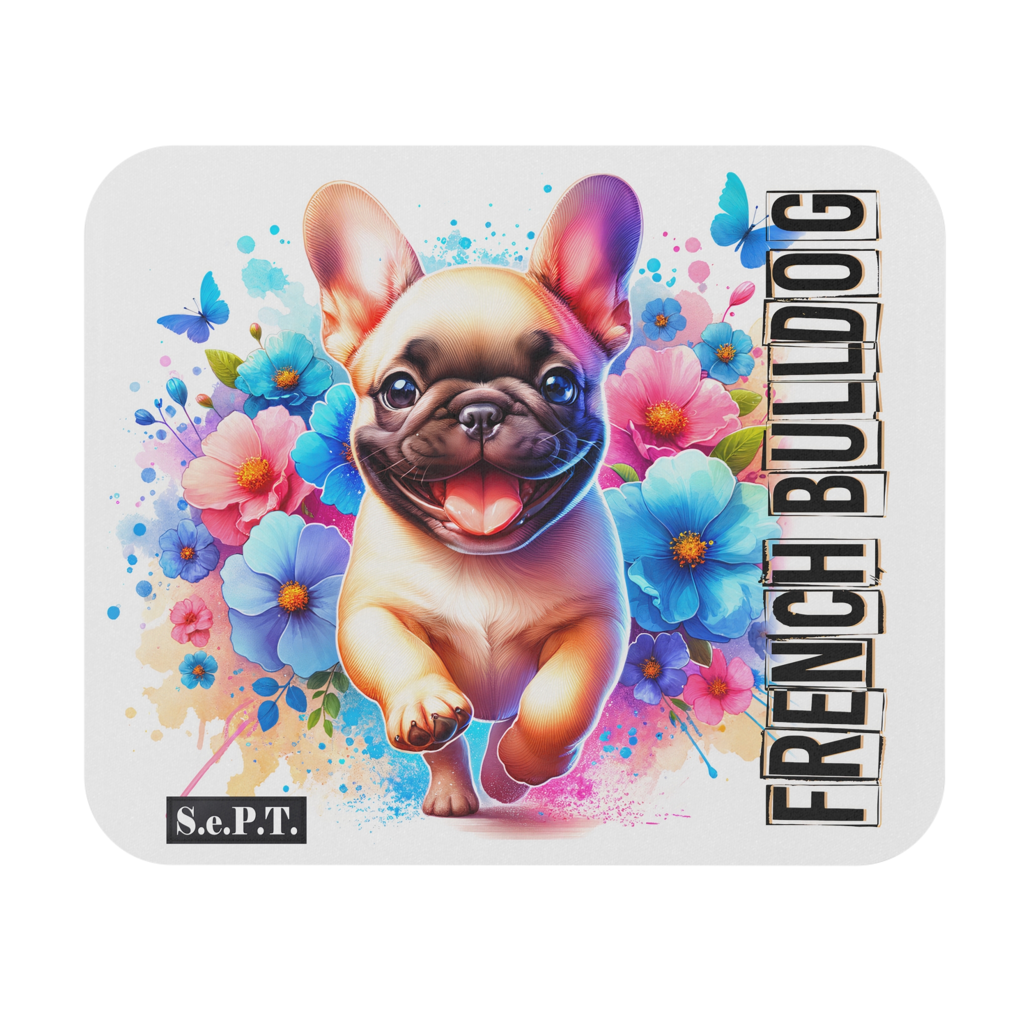 Dog French Bulldog - 9x8 Mouse Pad - (S.e.P.T.™)
