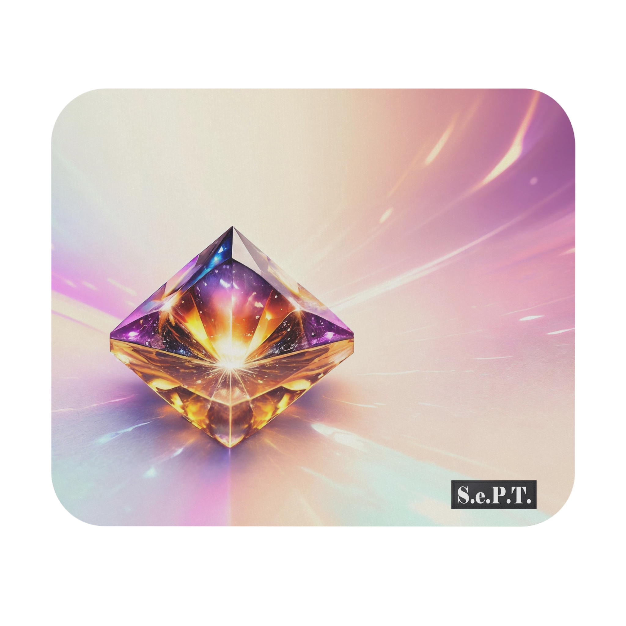 Vibrant Jewelled Tourmaline Gemstone - Mouse Pad - (S.e.P.T.)