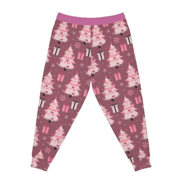 Pink Holiday Dreams Athletic Joggers (AOP) - Image 4