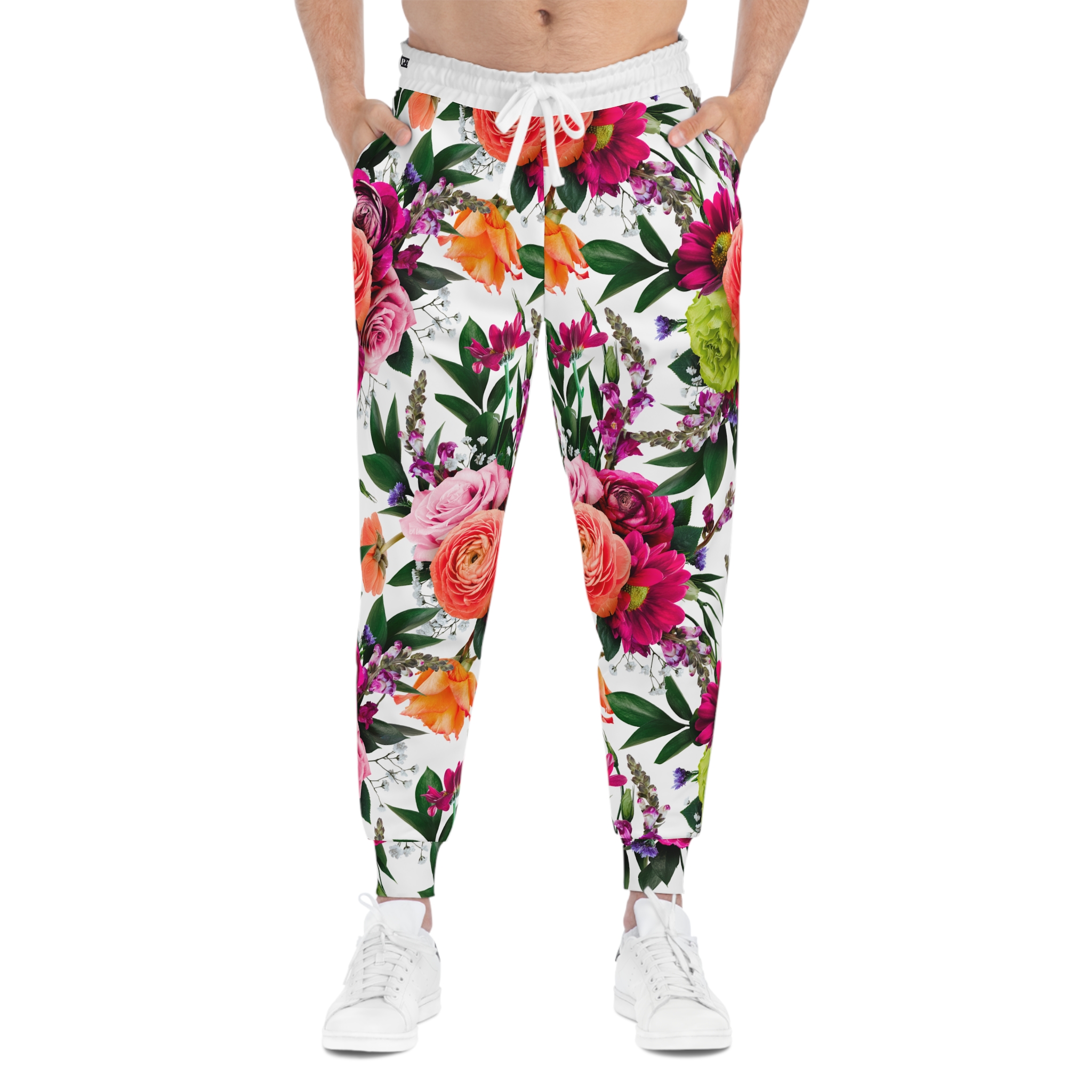 Luxe Botanical Print Athletic Joggers (S.e.P.T.) - Image 2