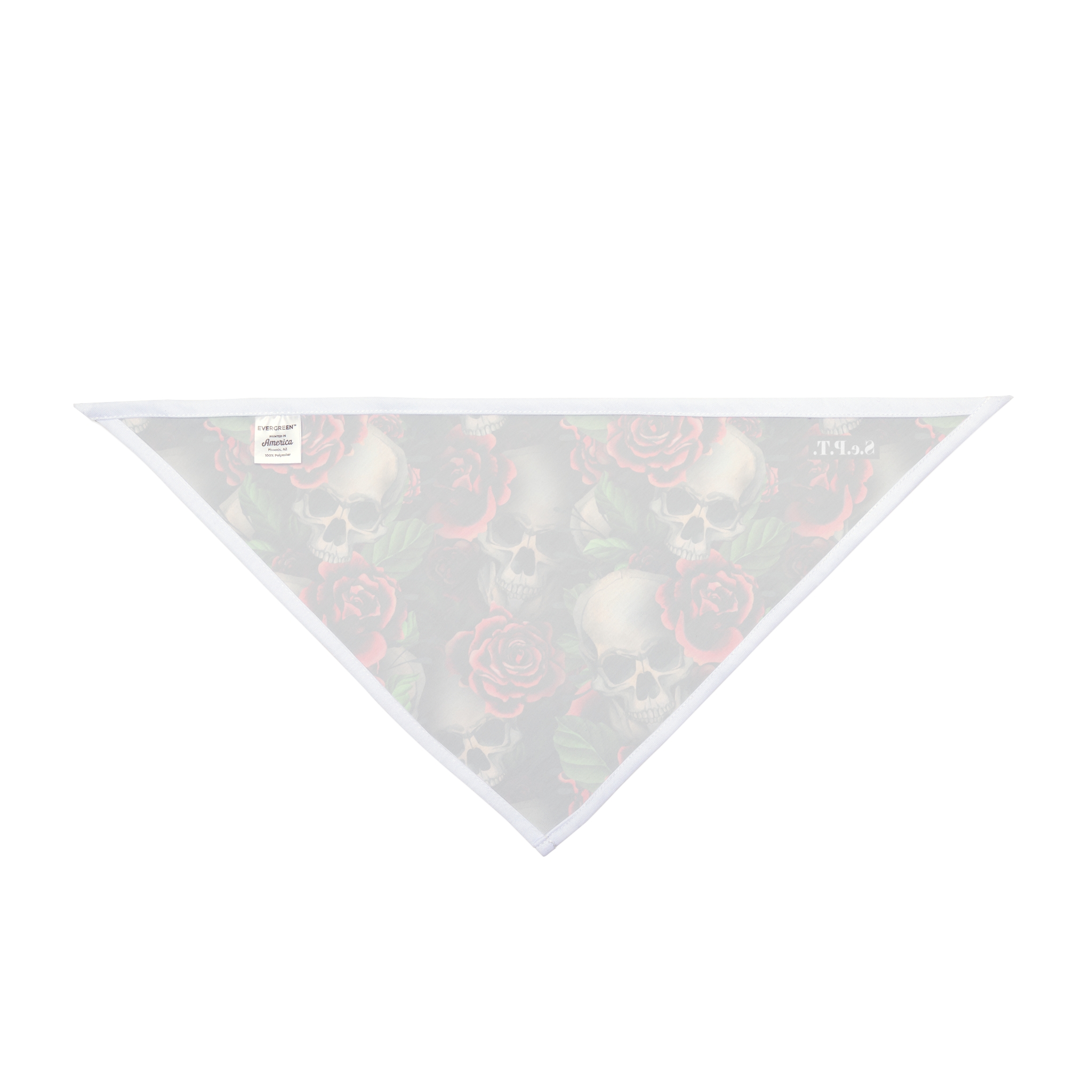 Gothic Skulls & Red Roses Print Dog Pet Bandana - (S.e.P.T.™) - Image 7