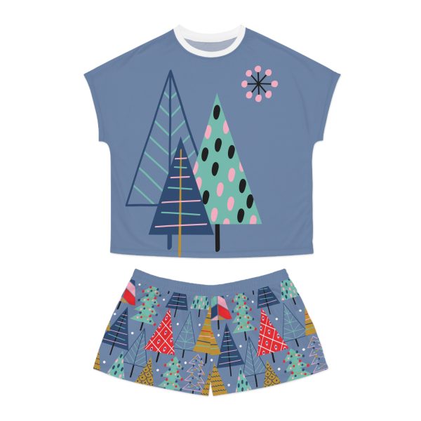 Women's Short Holiday Pajama Set #3 (AOP) - Image 2