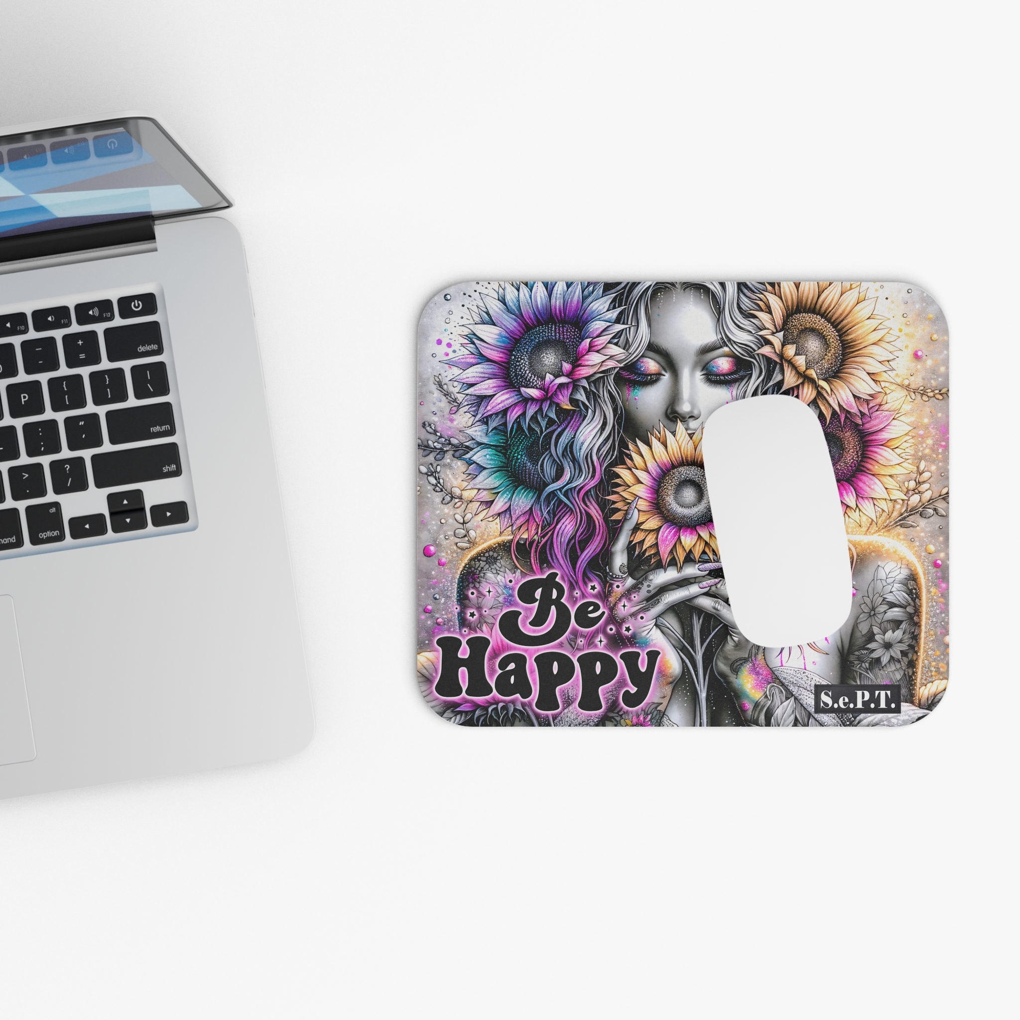 Be Happy - 9x8 Mouse Pad - (S.e.P.T.™) - Image 4