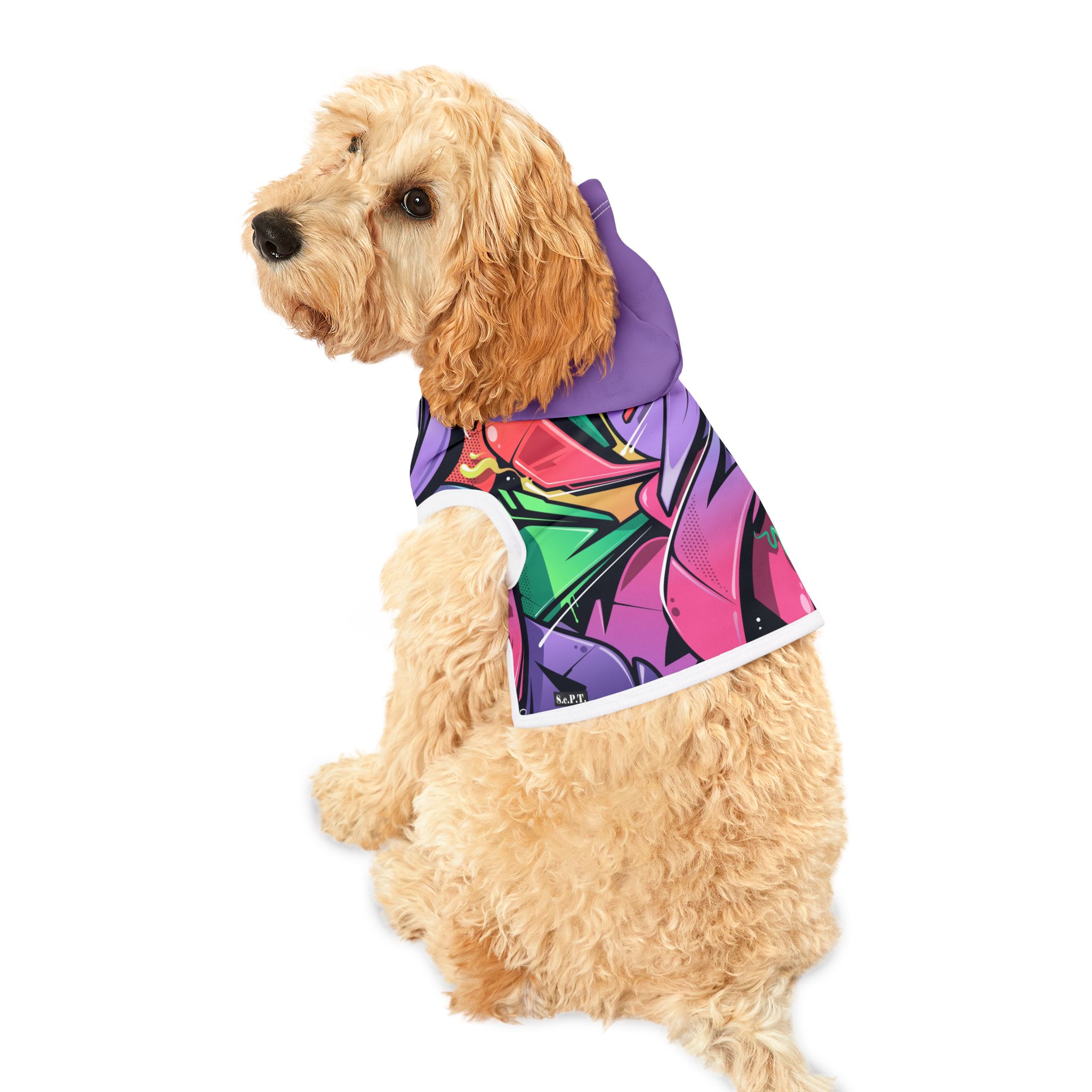 Fresh Tag Graffiti Pet Hoodie - (S.e.P.T.) - Image 5