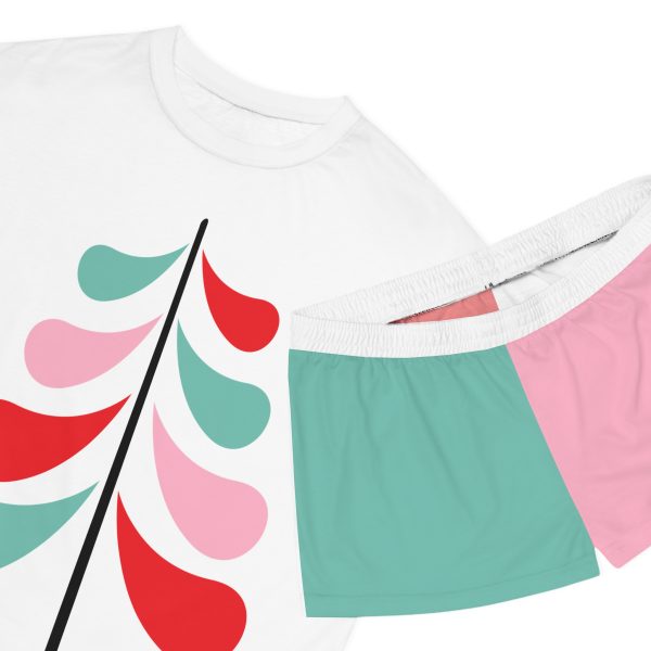 Women's Short Holiday Pajama Set #4 (AOP) - Image 4