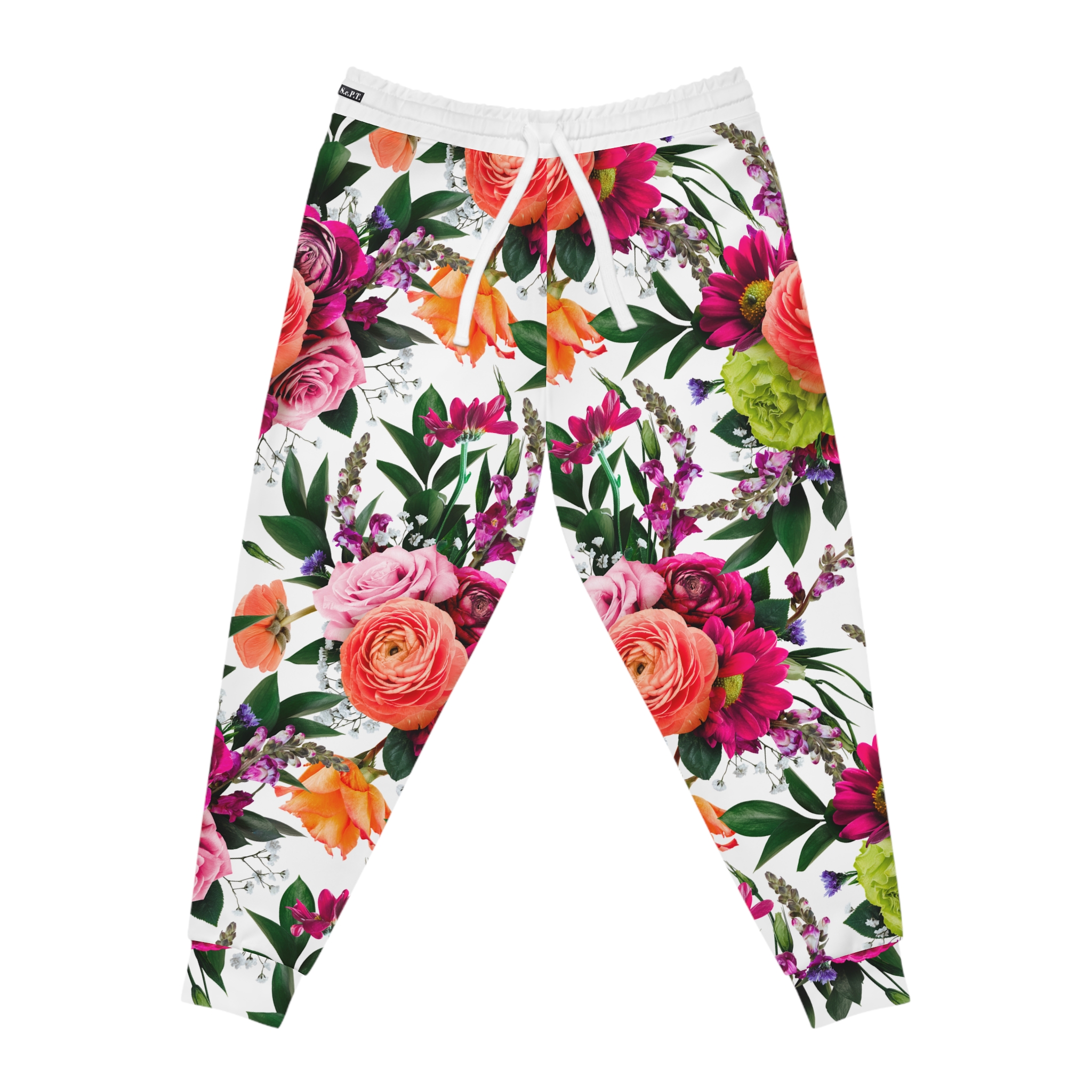 Luxe Botanical Print Athletic Joggers (S.e.P.T.) - Image 3