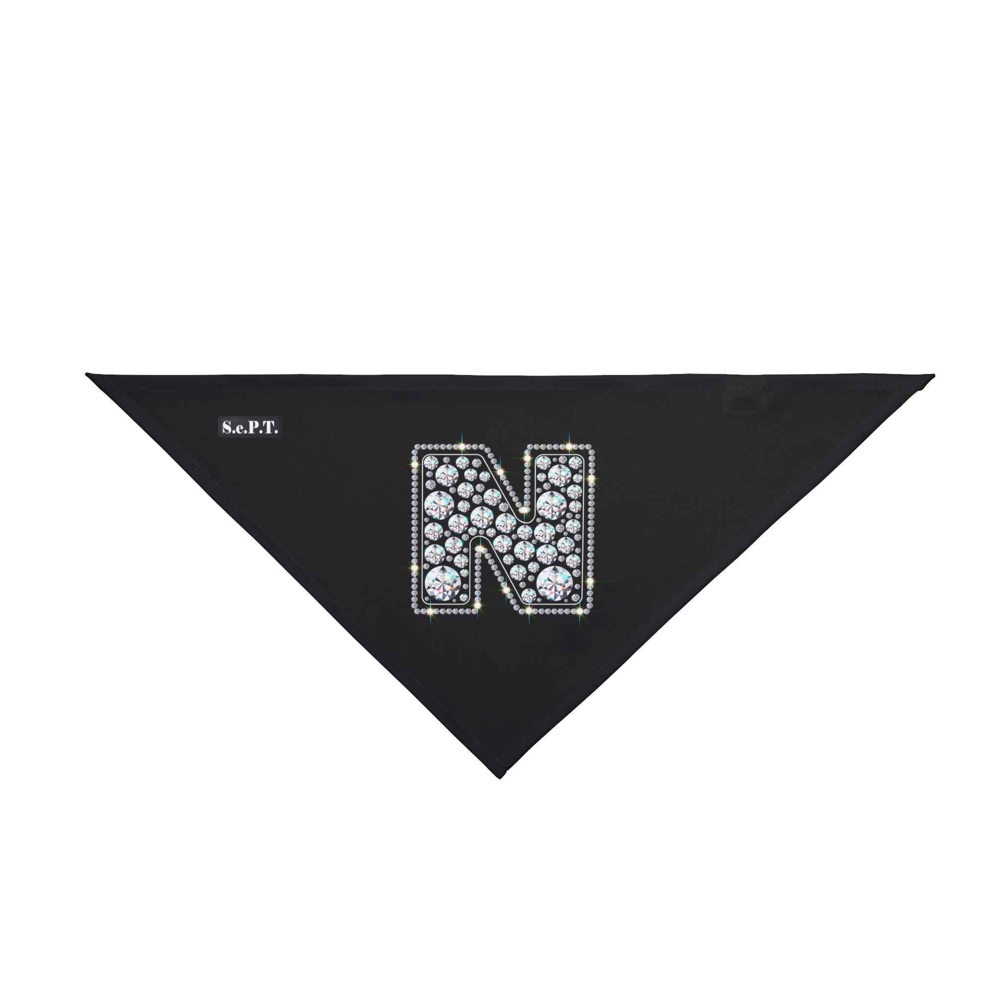 Blingy Initial "N" Pet Bandana - (S.e.P.T.) - Image 6