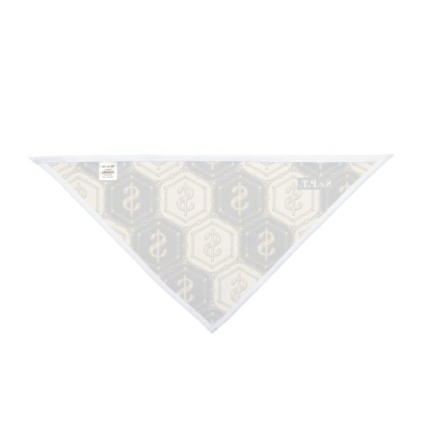 Honeycomb Dollar Sign Tile Pattern Pet Bandana - (S.e.P.T.) - Image 2