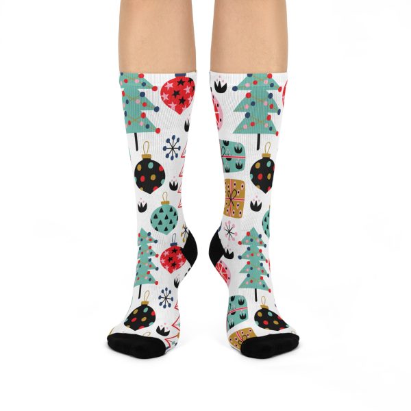Holiday (Design #1) Cushioned Crew Socks