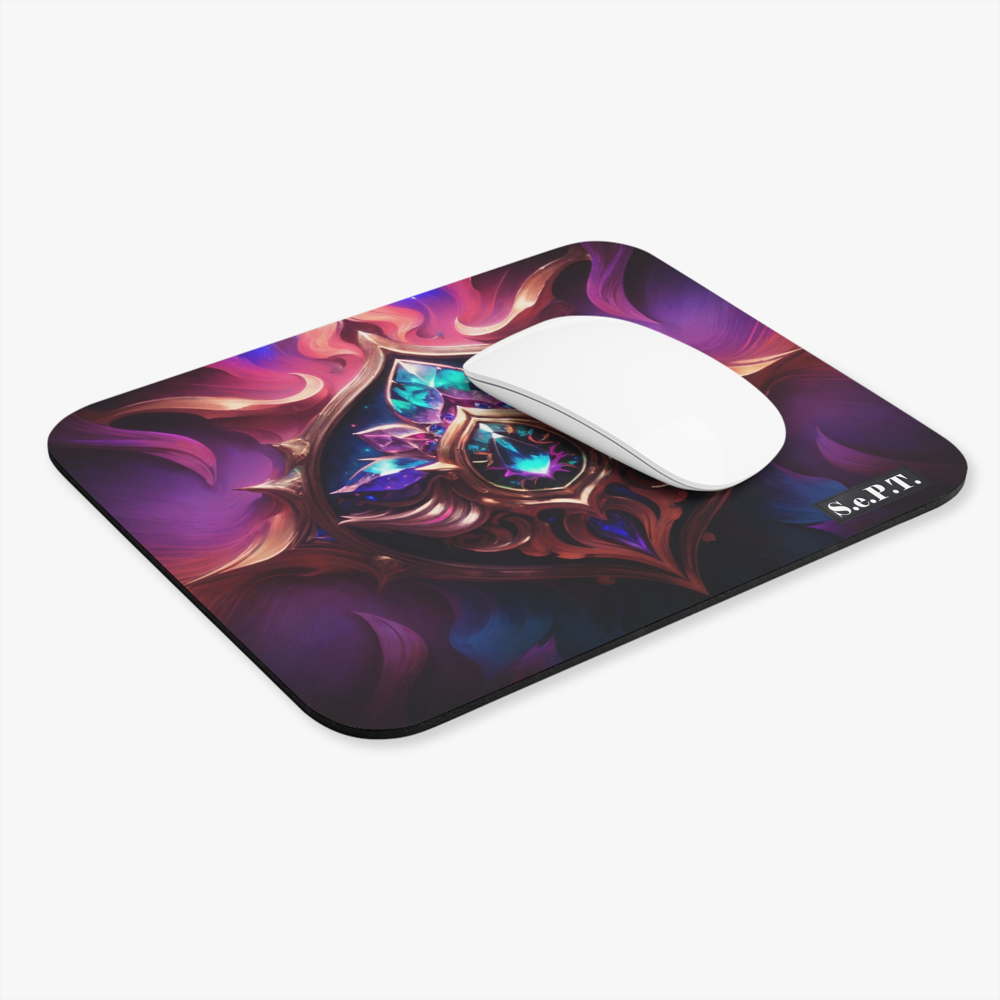 Magical & Opulent Jewelled Colorful Amulet - Mouse Pad - (S.e.P.T.) - Image 3