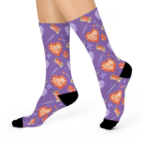 Pin Pal Voodoo Doll Cushioned Crew Socks - Image 3