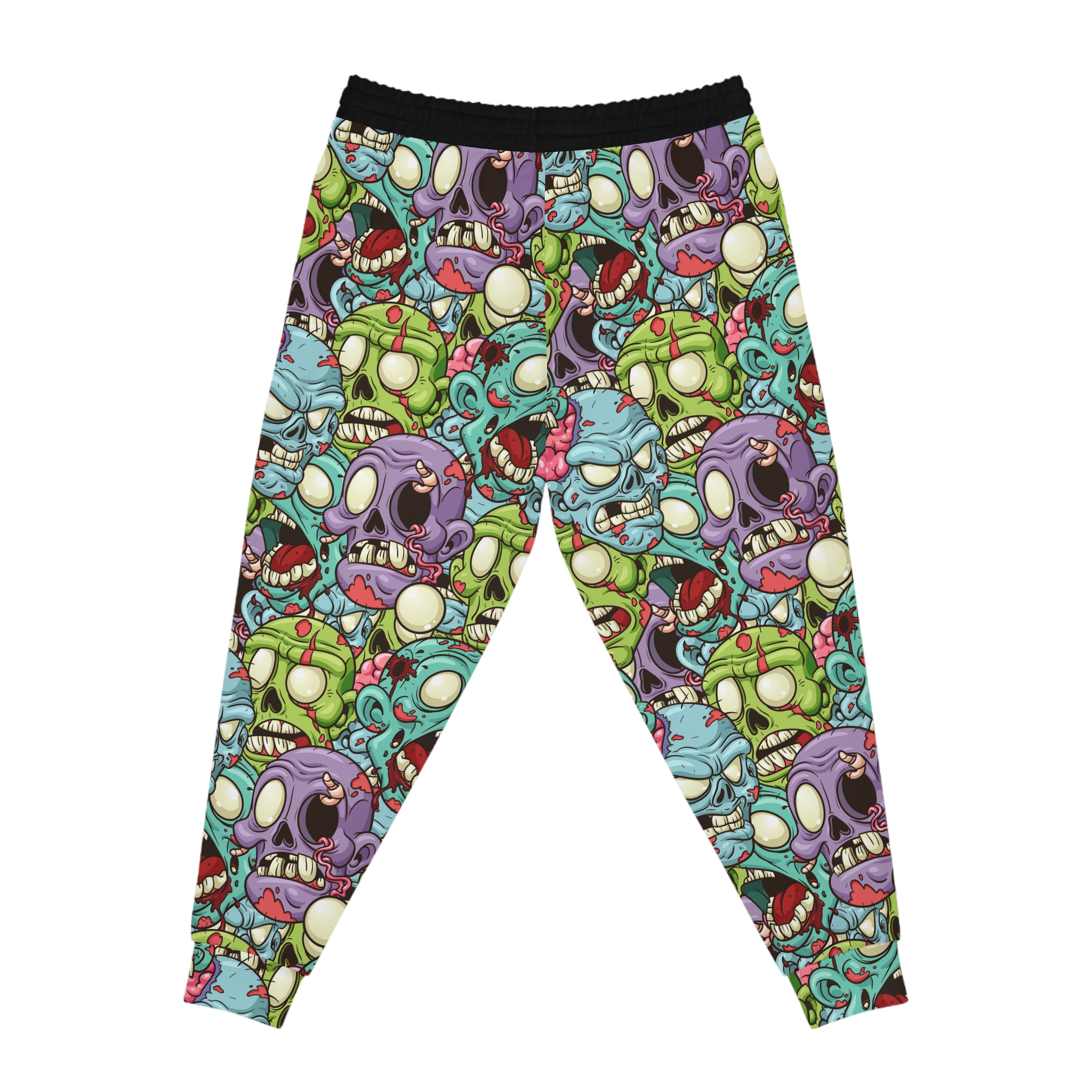 Brain Freeze! Cartoon Zombie Athletic Joggers (S.e.P.T.) - Image 3