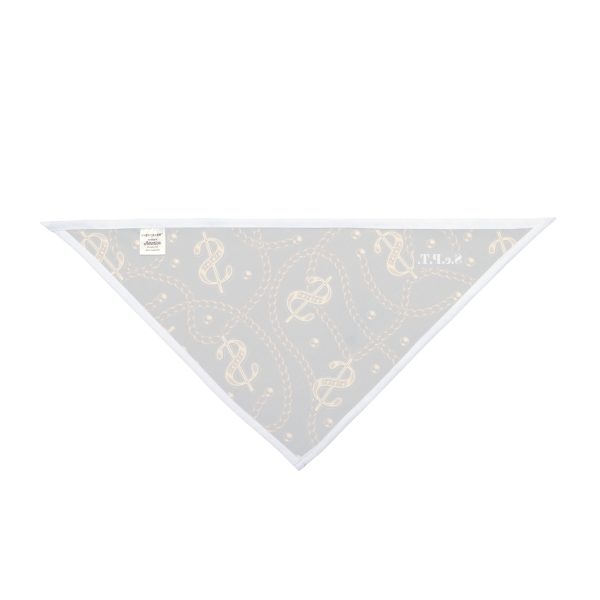 Gold Dollar Sign Chain Tangle Pattern Pet Bandana - (S.e.P.T.) - Image 2