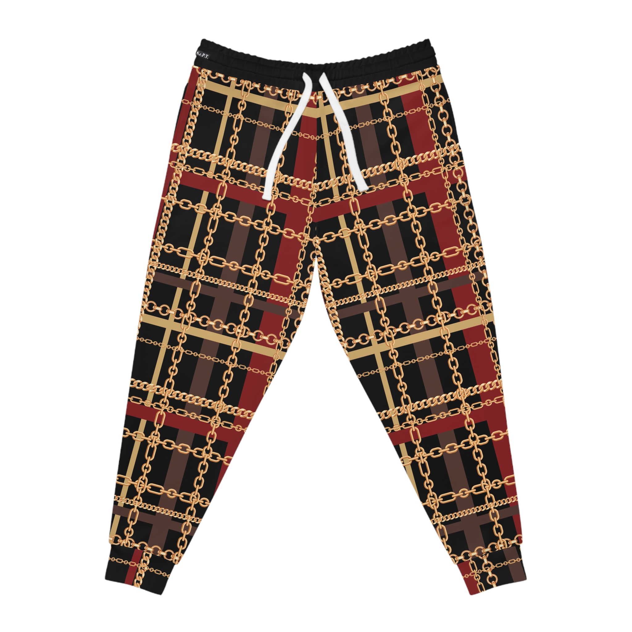 Regal Tartan Chain Plaid w/Treasure Pockets™ Athletic Joggers (S.e.P.T.™) - Image 3