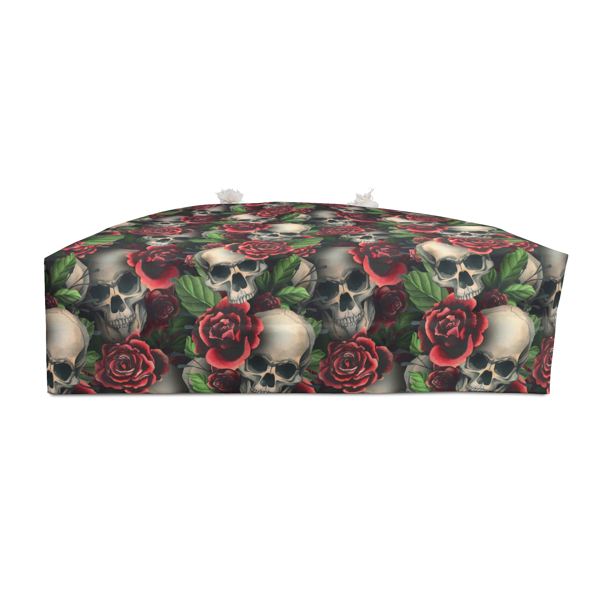 Gothic Skulls & Red Roses Print Weekender Bag (S.e.P.T.™) - Image 4