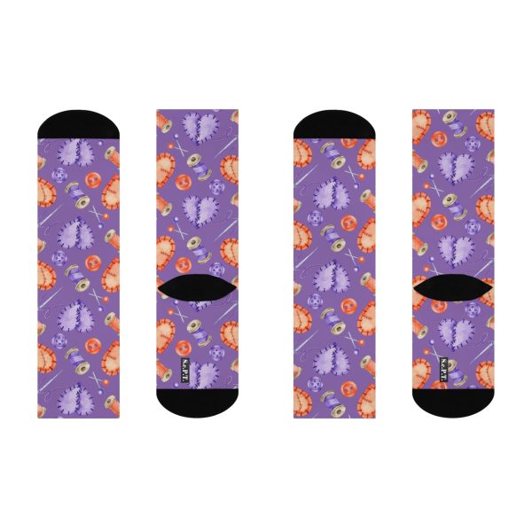 Pin Pal Voodoo Doll Cushioned Crew Socks (S.e.P.T.) - Image 4