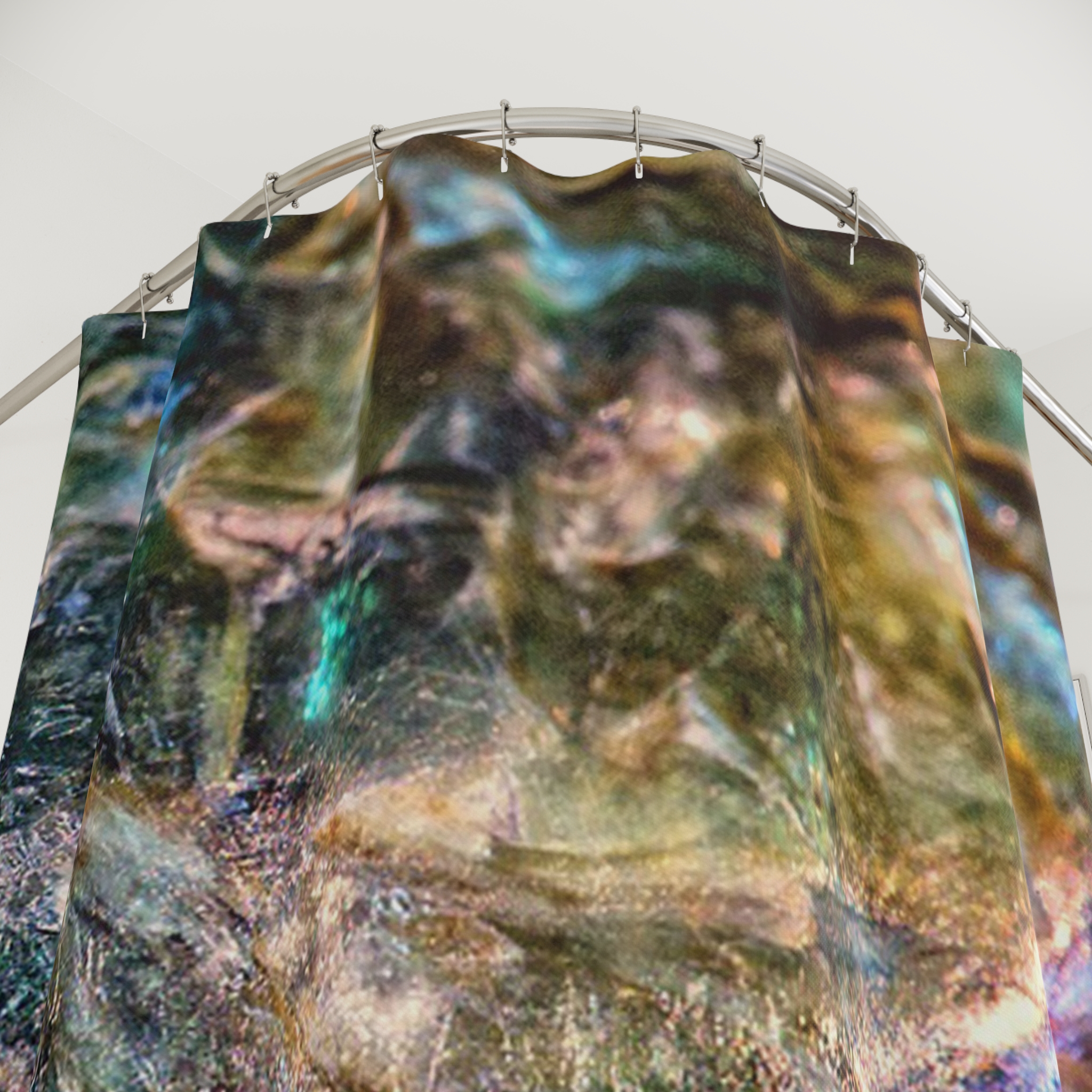 Labradorite Gemstone Shower Curtain Option 2 (S.e.P.T.) - Image 2