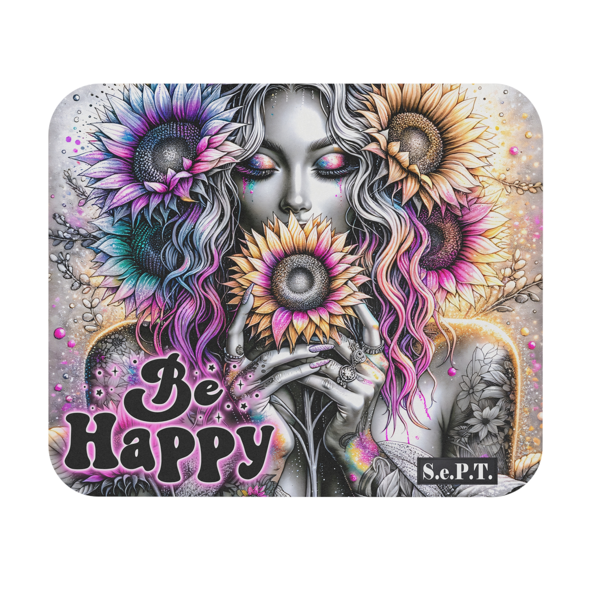Be Happy - 9x8 Mouse Pad - (S.e.P.T.™)