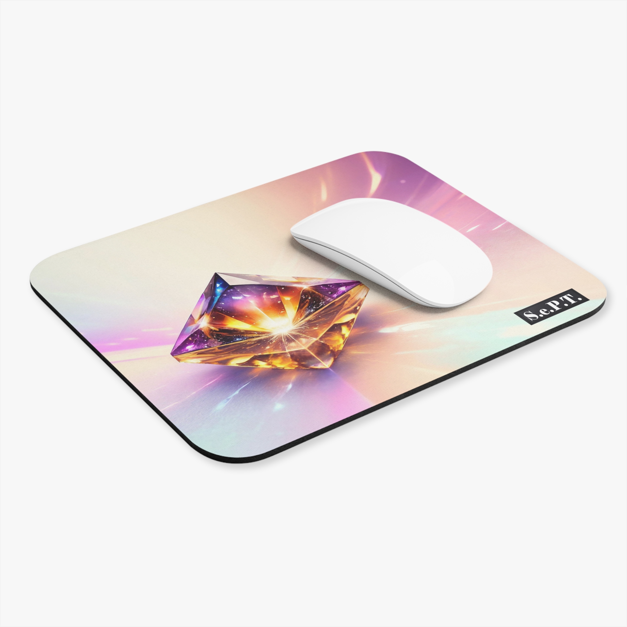 Vibrant Jewelled Tourmaline Gemstone - Mouse Pad - (S.e.P.T.) - Image 3