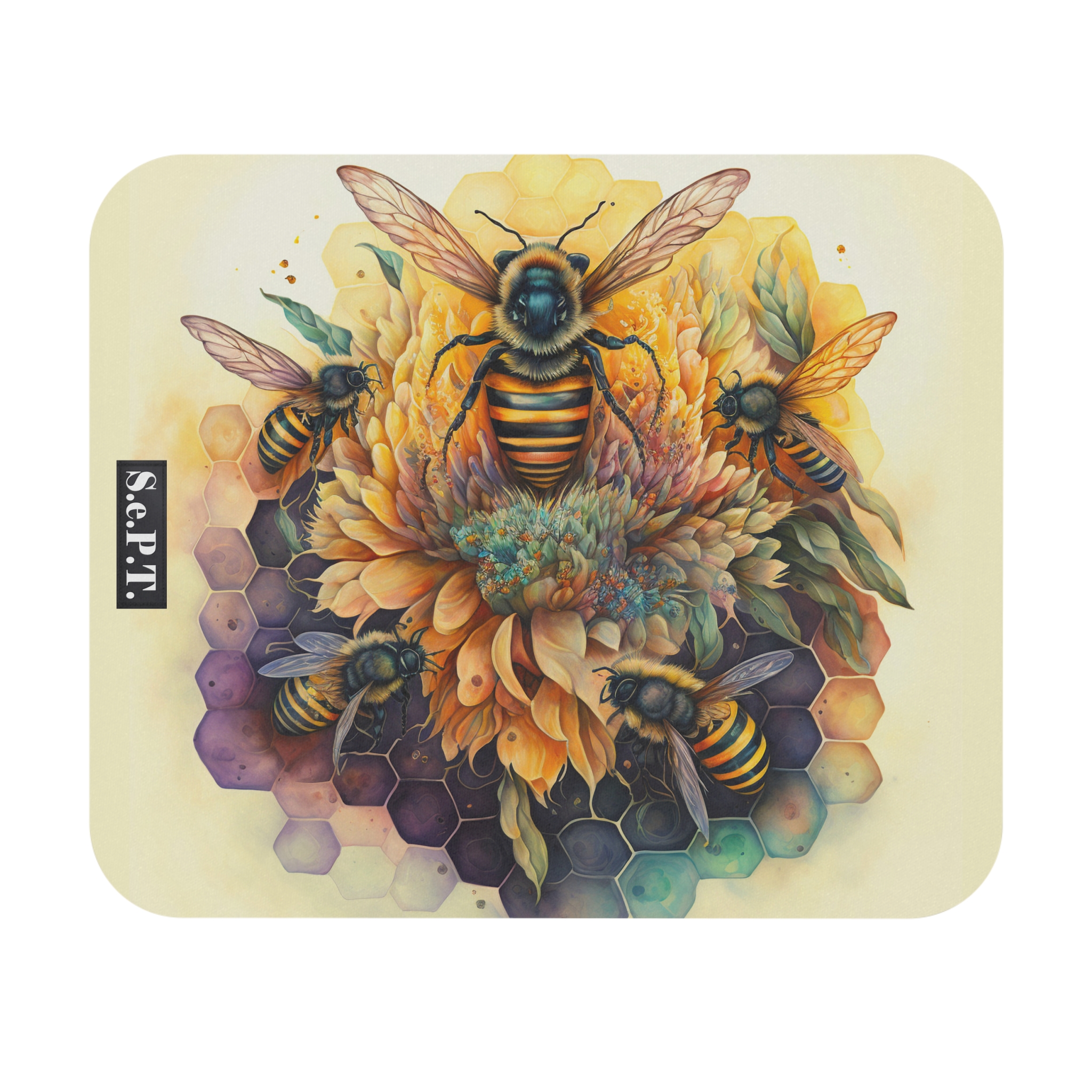 Bumble Bee (Design 5) - 9x8 Mouse Pad - (S.e.P.T.™)