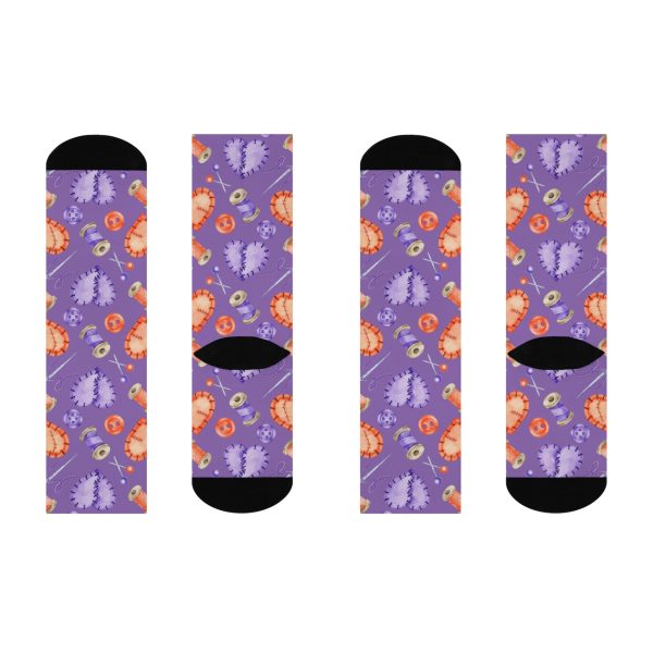 Pin Pal Voodoo Doll Cushioned Crew Socks - Image 4