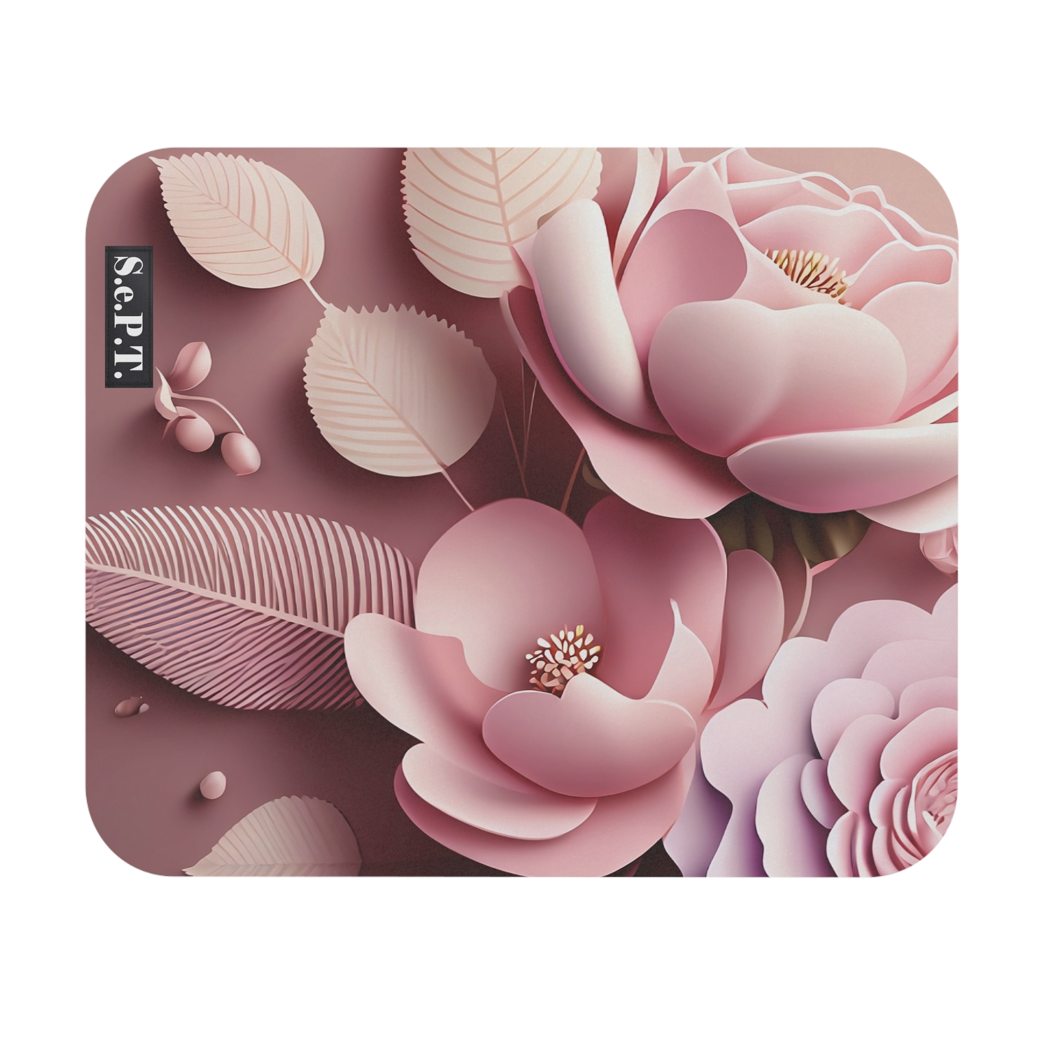 Floral Flowers (Design 101) - Mouse Pad - (S.e.P.T.™)