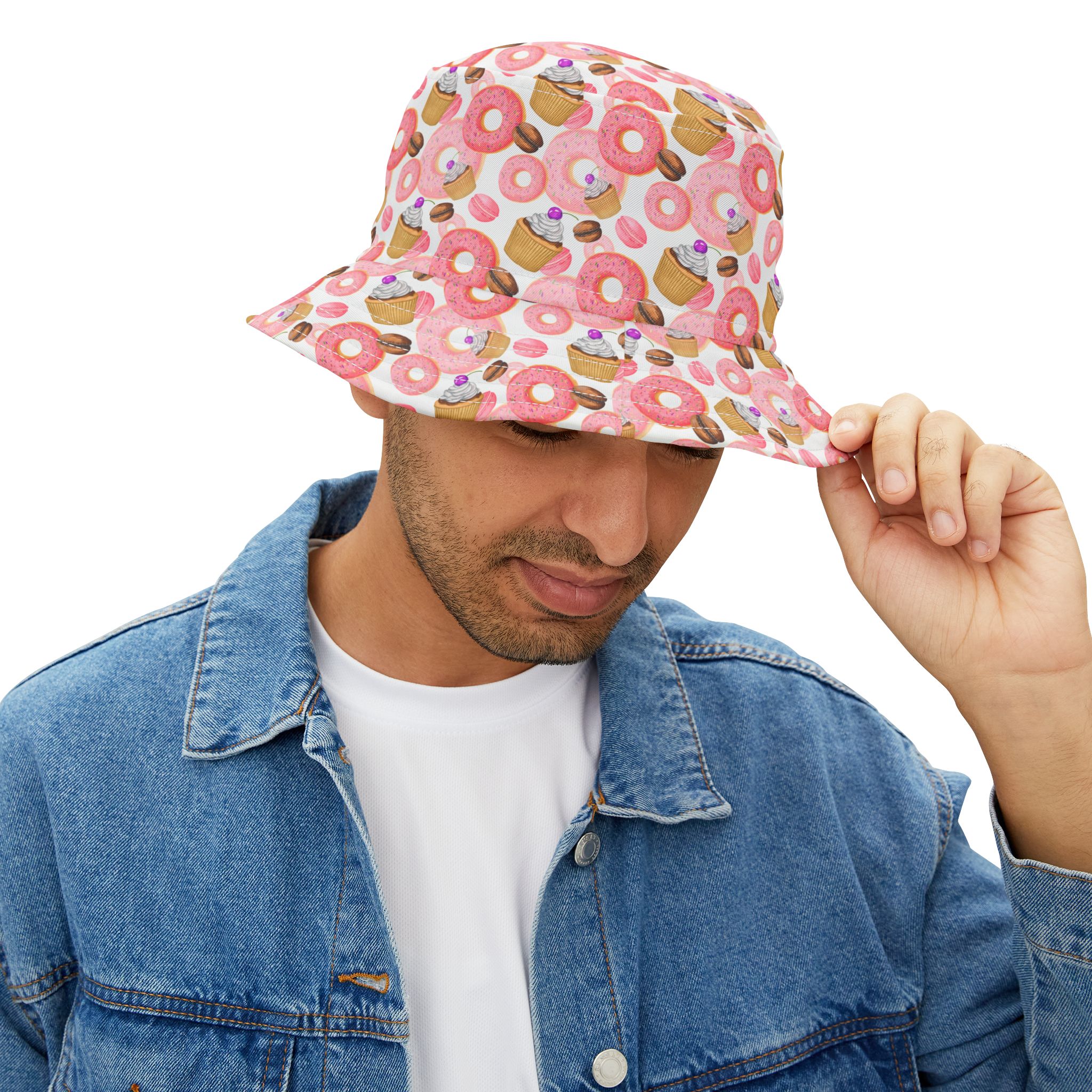 Enjoy This Sweet Moment ~ Donuts Print Bucket Hat (S.e.P.T.™) - Image 8